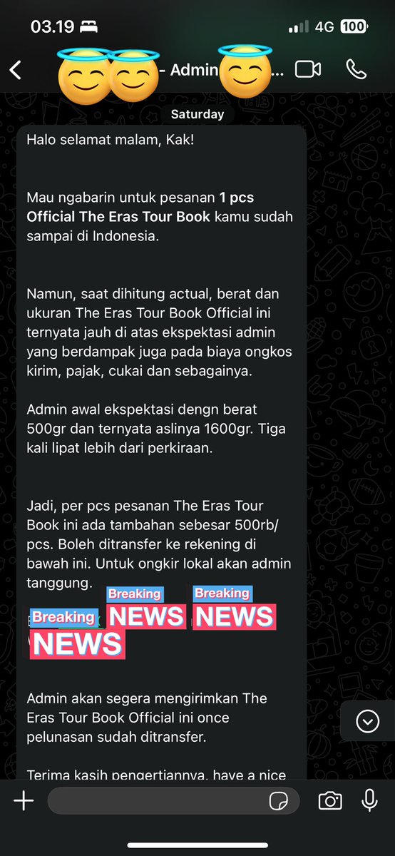 bawakemanaa's tweet photo. tiba tiba disuruh nambah 500ribu sebelum barang dikirim, wajar ga sih jadi trust issue sama seller karena transaksinya ga sesuai akad? 
aku emang katro ga pernah lakuin transaksi LN gini, mungkin ada yang tau ga kaya gini emang possible terjadi kah? https://t.co/J1Mg9iVPbV