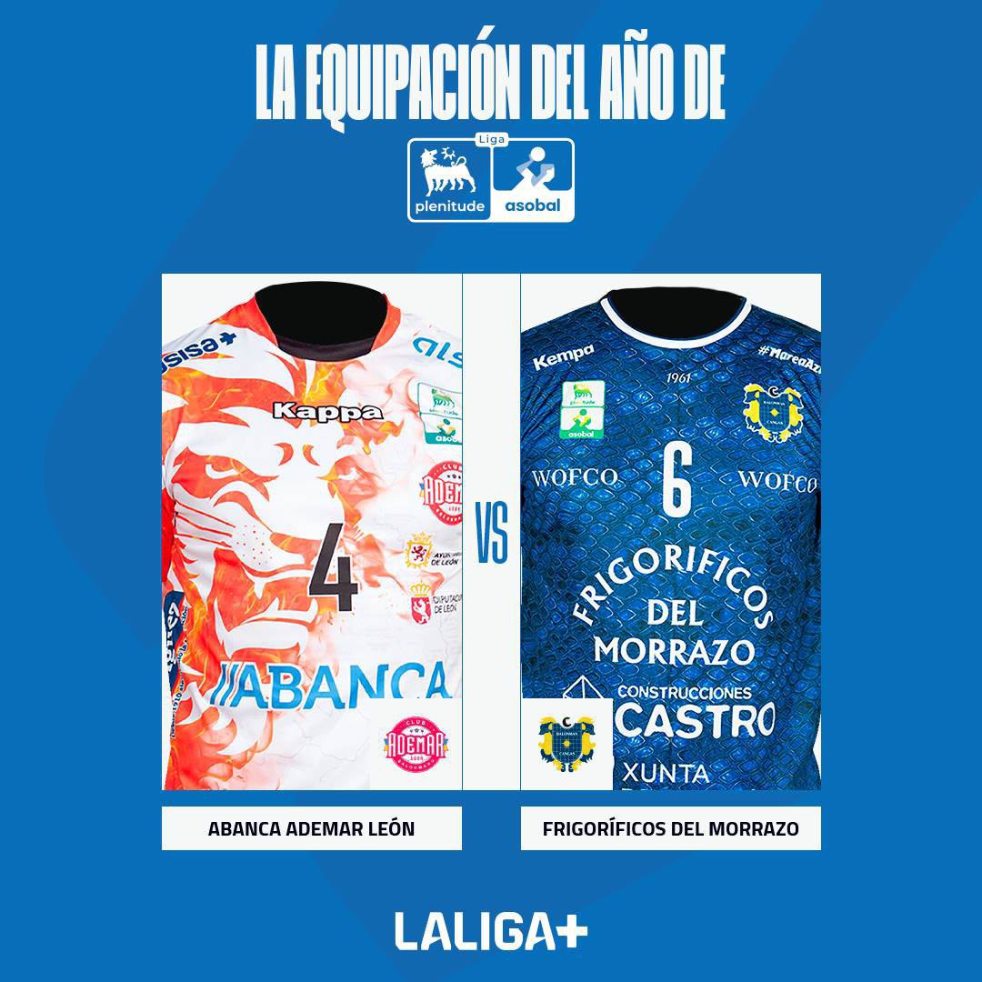 LaLigaPlus's tweet photo. La 𝑪𝒂𝒎𝒊𝒔𝒆𝒕𝒂 𝒅𝒆 𝒍𝒂 𝒕𝒆𝒎𝒑𝒐𝒓𝒂𝒅𝒂 de @ASOBAL 🎽

¡Se busca CAMPEÓN!🕵️

@ADEMARLEON 🆚 @balonmancangas 

👇 VOTA por tu favorita a través de la encuesta👇 https://t.co/ne01JAf6Nm