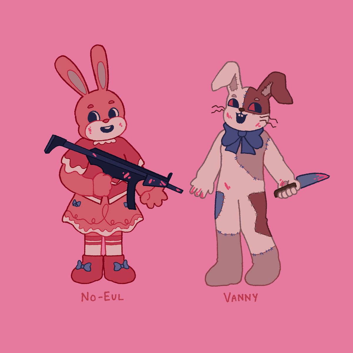 girls in bunny mascots that kill ppl 😨

#SquidGame2 #SquidGame #noeul #FNAF #vanny #securitybreach #squidgamefanart