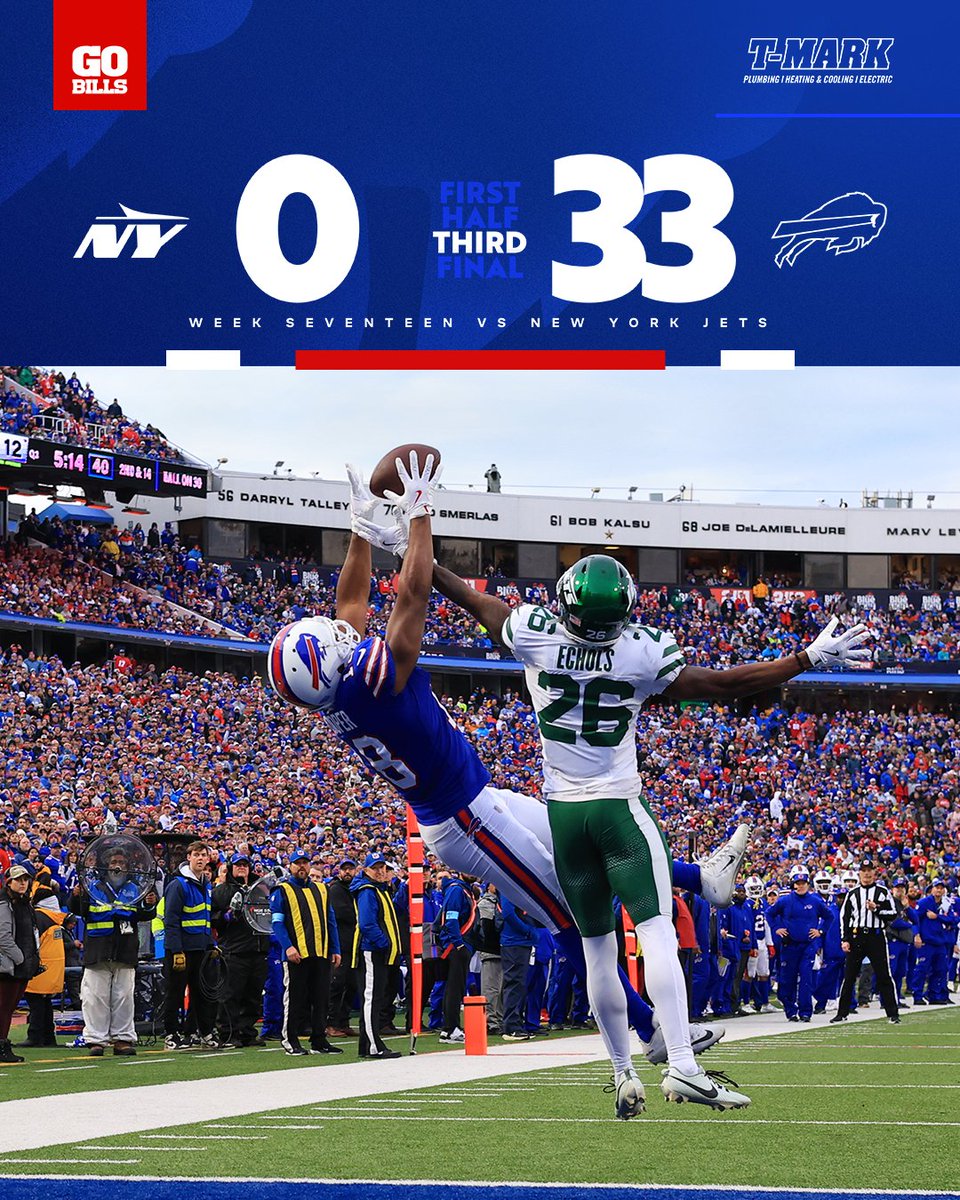 BuffaloBills's tweet photo. You having fun yet, #BillsMafia? 

#NYJvsBUF | #GoBills https://t.co/6vWt5mTu3Z