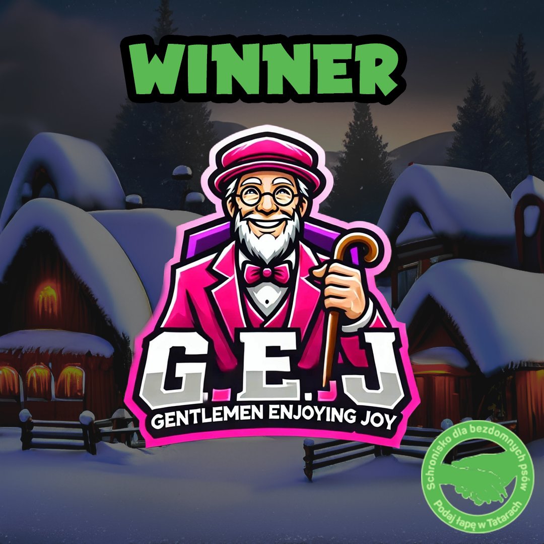 Wielkie Gentlemen Enjoying joy  wygrywa 3 - 2 turniej !!!
Ale tak naprawde wygranymi są pieski🐶👑 bo uzbieraliśmy 2059 zł !!!
A skład zwycięski to:
TOP - <a href="/reigarddd/">Krycha</a> 
JGL - <a href="/Mimek__/">Mimek</a> 
MID - <a href="/therealDadds/">Dadds</a> 
ADC - <a href="/apathy_lol/">kacper</a> 
SUP - <a href="/FlukyKamil/">Kamil Mikulski</a> 
GG WP dzięki za wspaniałą serie