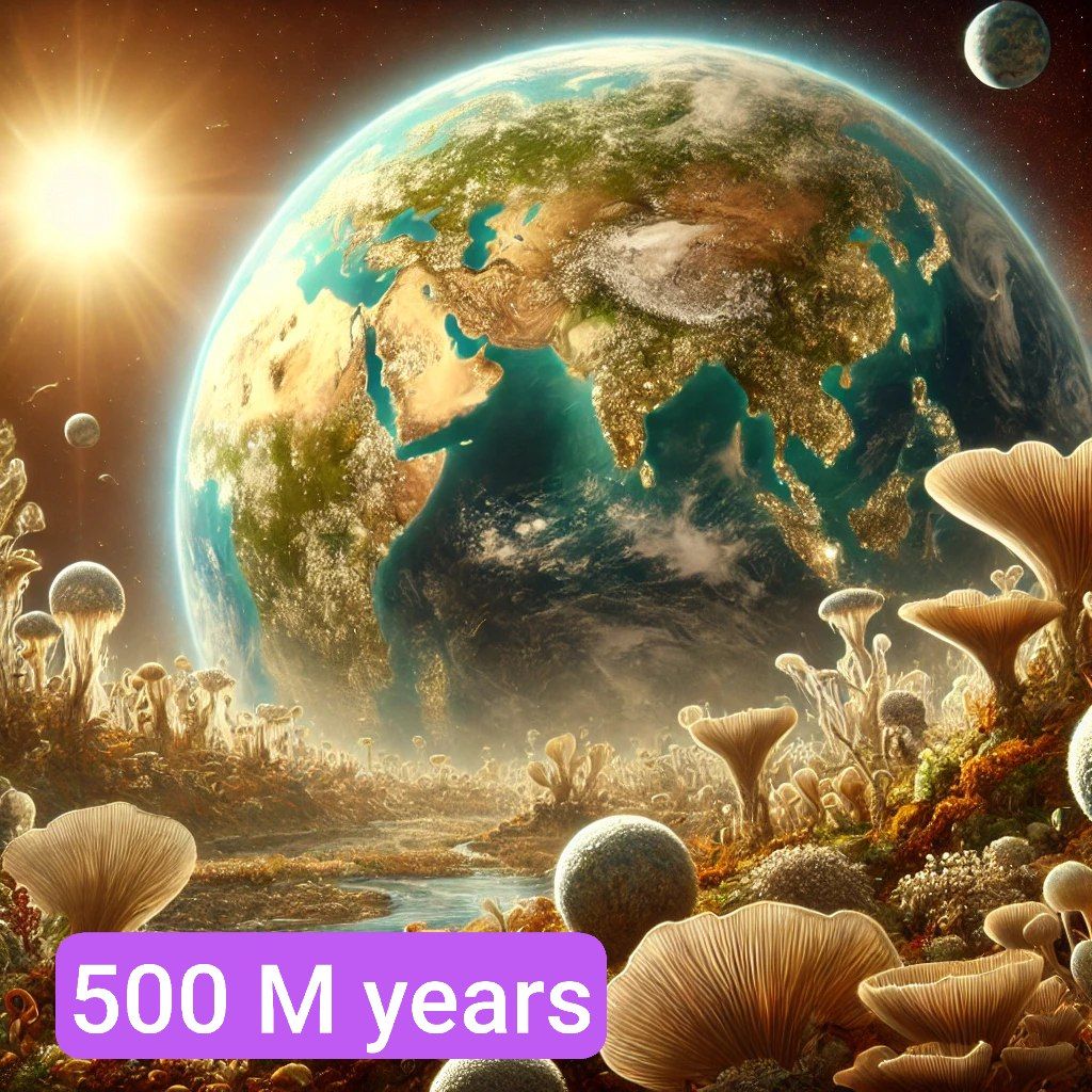 d4Extime's tweet photo. What will happened with our planet in 500 M, 5 B, 10 B and 100 B years https://t.co/3WYT0orNPR