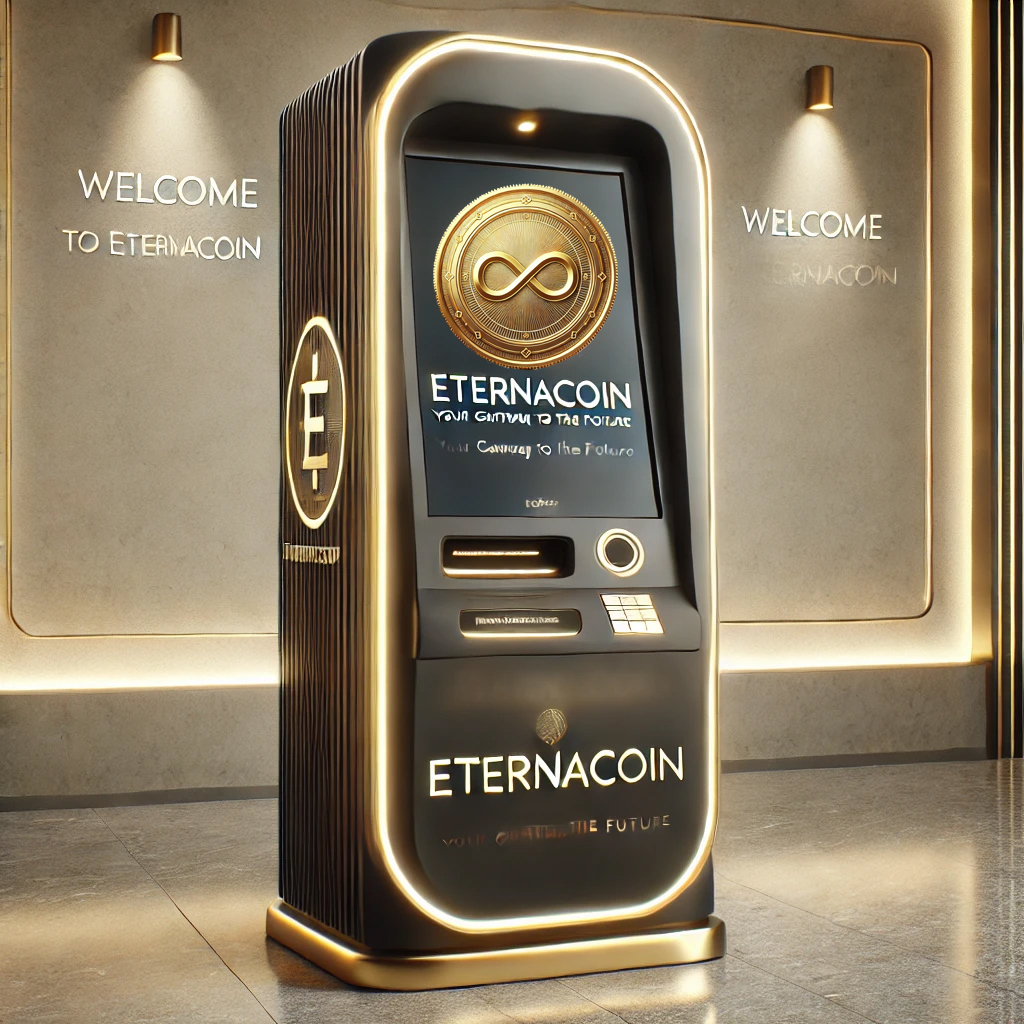 ETERNACOINETN's tweet photo. "ππ³ Experience the future of finance with EternaCoin!
Our sleek ATMs bring security, luxury, and innovation to your fingertips. π
Welcome to the gateway of a decentralized tomorrow. Are you ready? π
#EternaCoin #CryptoATM #ToTheMoon" https://t.co/eQbSMLkBT4