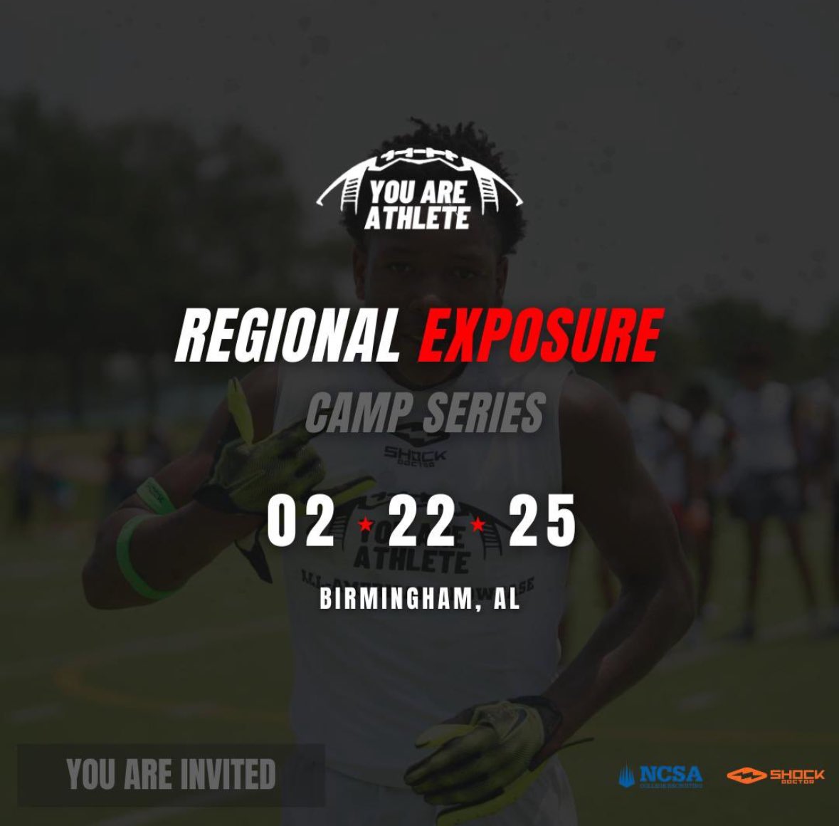 Thank you for the invite <a href="/youareathlete/">You Are Athlete</a>