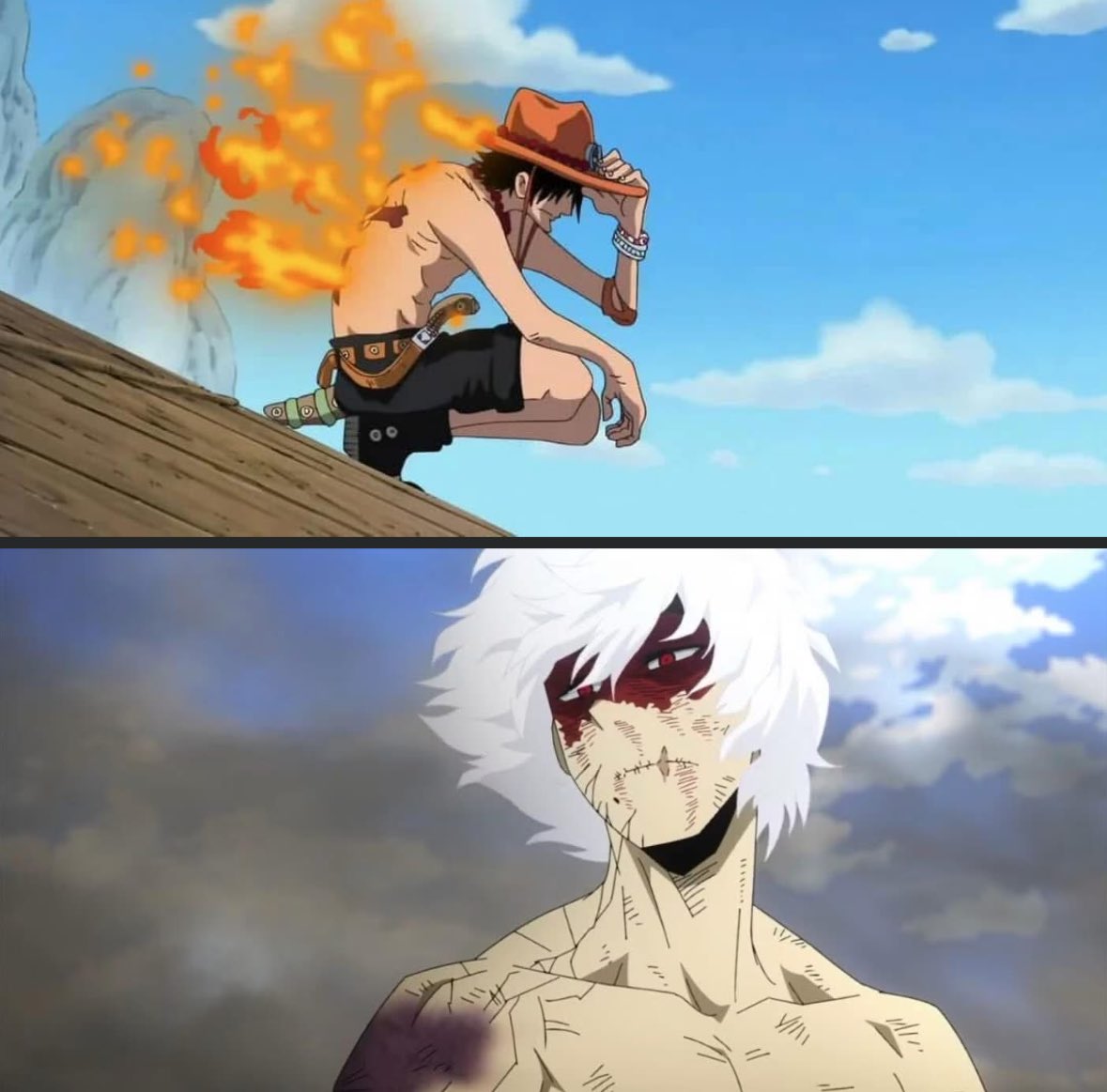 WhoWouldWin13's tweet photo. #Ace🔥 VS #Shigaraki👏🏼
(One Piece VS My Hero Academia)
Who wins, and why⁉️
#whowouldwin #deathbattle #SHPOLL24 https://t.co/PFSZ6SFTNR