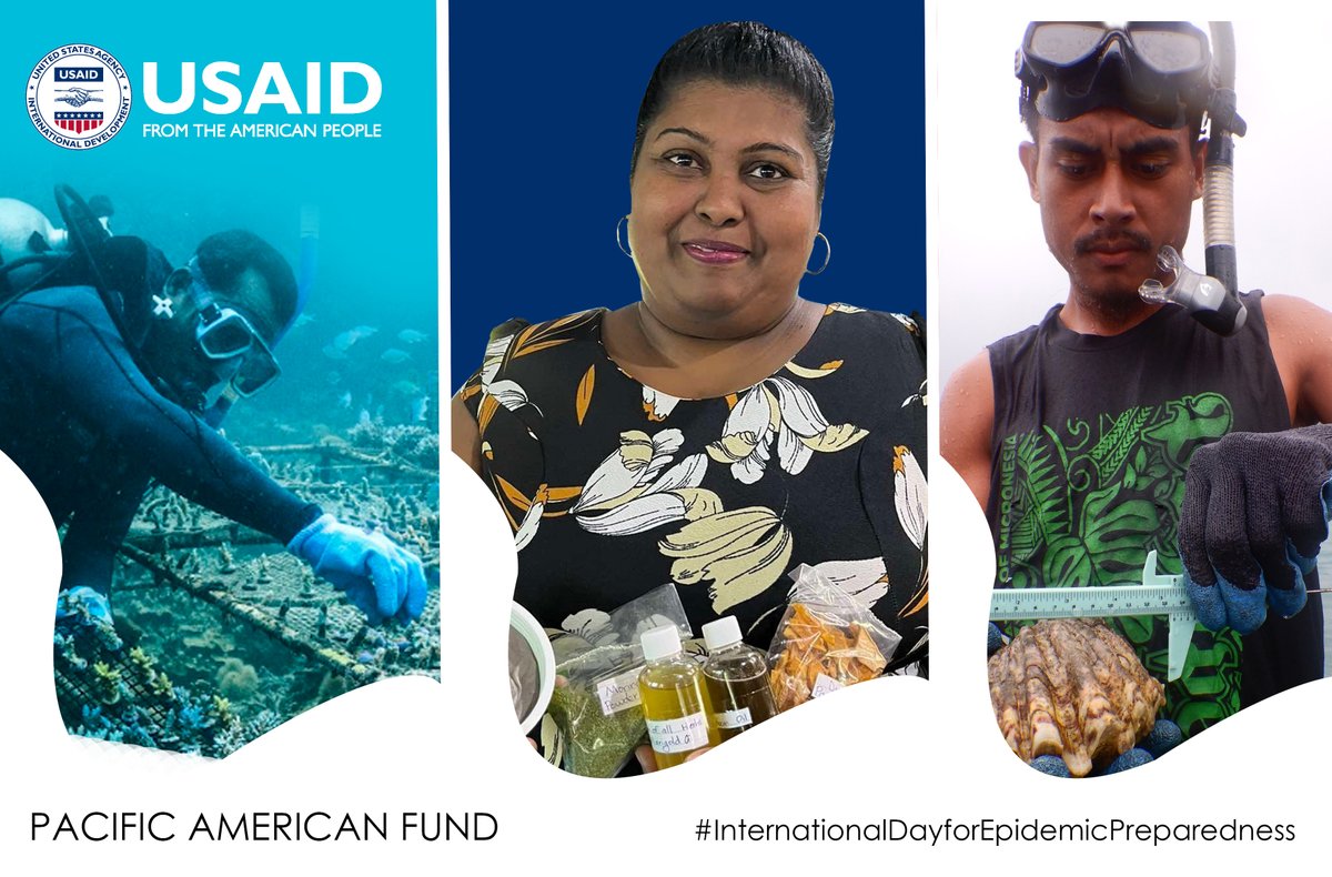 For #EpidemicPreparedness Day, we highlight <a href="/USAID/">USAID</a>'s Pacific American Fund efforts in 12 Pacific nations. From livelihoods in Fiji to aquaculture in Micronesia, PAF builds resilient, sustainable communities ready for future challenges.  #ResilientCommunities <a href="/usaidpacificisl/">USAID Pacific Islands</a>