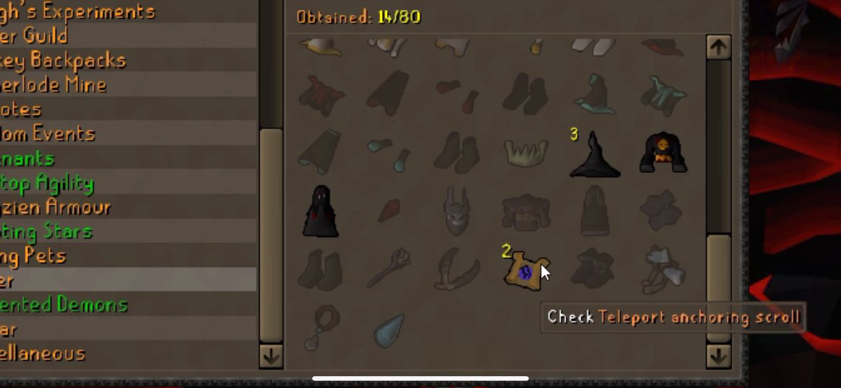 jamesdavid___'s tweet photo. @JagexAsh Not sure what to do about this, i used the teleport anchoring scroll in the wildy, but it didn’t complete the task. It also does not allow you to read a second (i tried to get another bc i thought it was bugged). https://t.co/Fagh4RSQZs