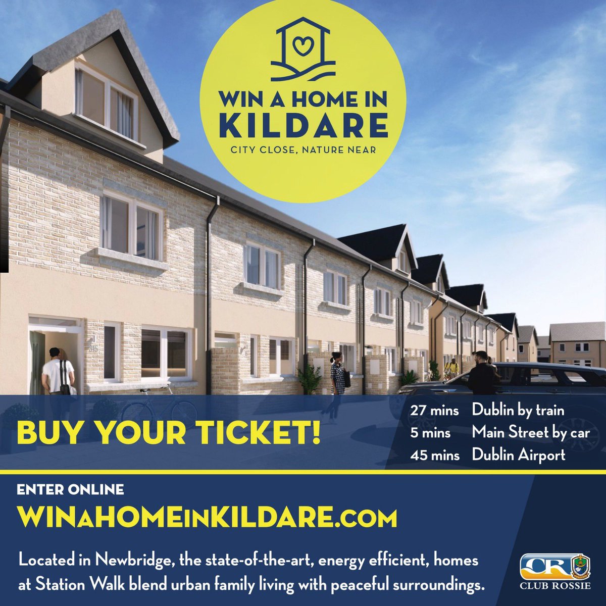 𝐃𝐎𝐍’𝐓 𝐌𝐈𝐒𝐒 𝐎𝐔𝐓!

By purchasing a ticket, you could win a beautiful home in Kildare while directly supporting two amazing causes: The Dermot Earley Centre of Excellence &amp; the ONE charity.

➡️ winahomeinkildare.com 

#Rosgaa