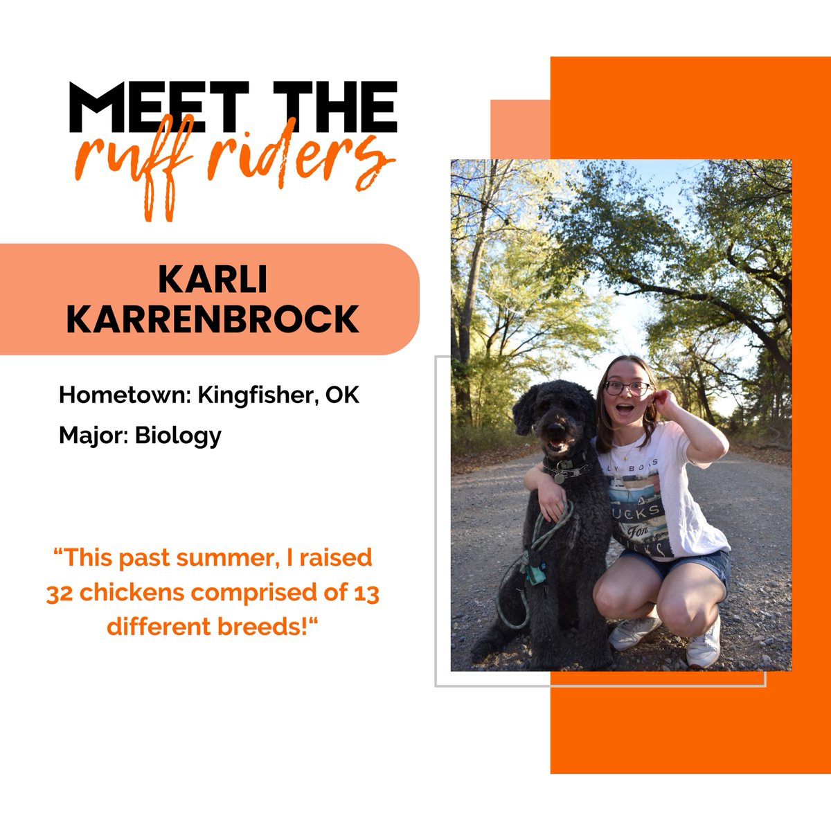 Pets4Pete's tweet photo. βοΈπ Karli πβοΈ
#okstate #pettherapy #ruffrider https://t.co/l9G252sItD