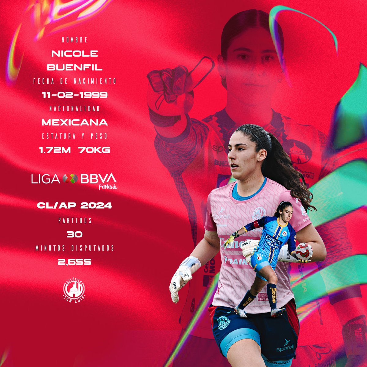 playerdocemx's tweet photo. ¡Nicole Buenfil llega a La Fiera! ⚽️🦁
Con tu seguridad y confianza, el arco del @clubleonfemenil estará más que protegido.
Sabemos de tu liderazgo y estamos segurxs de que brillarás en esta nueva etapa con La Fiera.
¡A rugir juntxs! 📷📷
#BePlayerDoce #WomenSupportingWomen https://t.co/IYzEX5w2dP