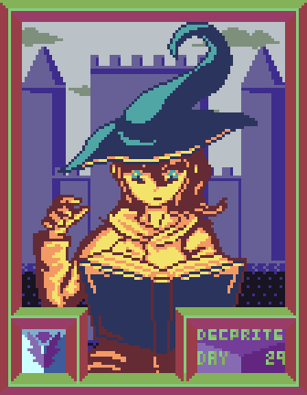 YuushioPixels's tweet photo. Within the castle, a young witch sits down and studies her spellbook. What sort of spell could she be trying to learn to cast this time? And just who is she?

#sprite #Decprite https://t.co/XIfvj6iveO
