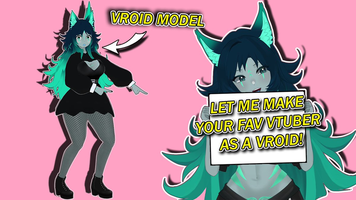 FaunaPup's tweet photo. FREE VROID MODEL?

Do you want the chance to get a super cool pretty Vroid model? 

Here it is! 

As part of my new years bash I'll select 1-3 vtubers who repost this and drop their pngs, and create vroid models from scratch! https://t.co/0hFaaKS9KH