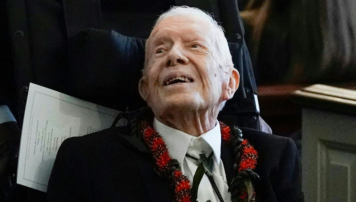 AlertesInfos's tweet photo. 🚨🕊️🇺🇸 ALERTE - L’ANCIEN PRÉSIDENT DES ÉTATS-UNIS, JIMMY CARTER, EST DÉCÉDÉ À L’ÂGE DE 100 ANS. (FAMILLE) https://t.co/TBpAsb8EIU