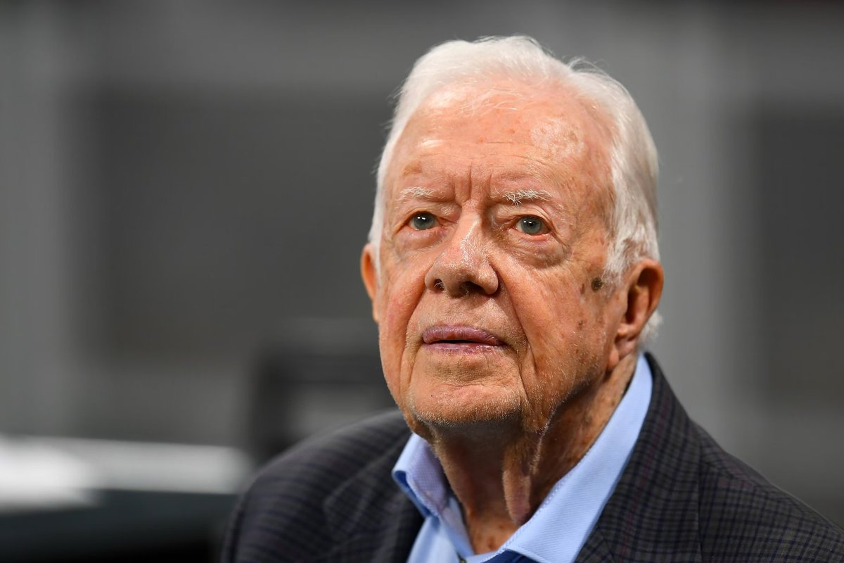 PopCrave's tweet photo. Former US president Jimmy Carter has passed away at 100. https://t.co/FBKdGp91e5