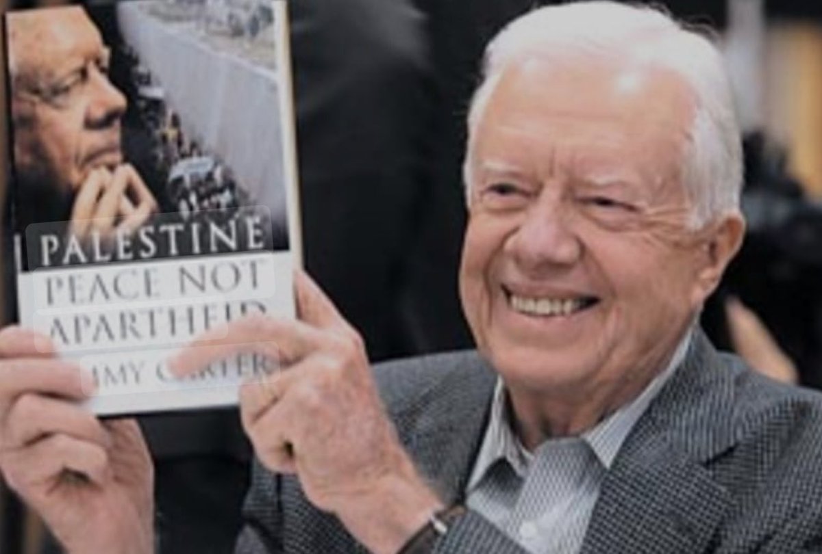 Former President Jimmy Carter died today. The Hundred years old former president was known for his book “Palestine Peace Not Apartheid”.