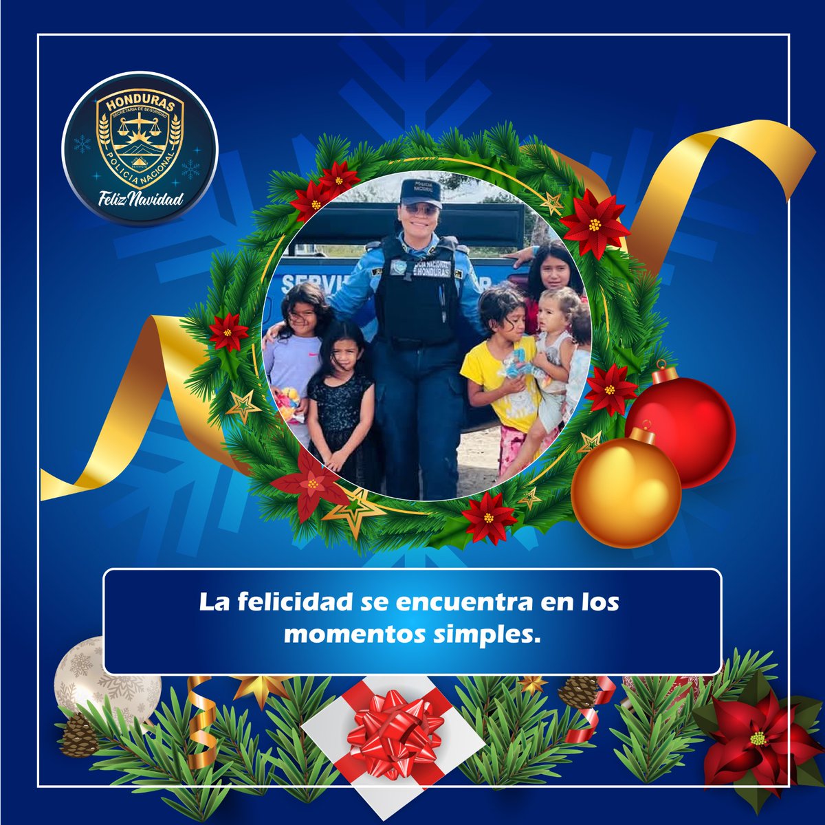 PoliciaHonduras's tweet image. 👮👮‍♀️#FelizNavidad2024 🎄