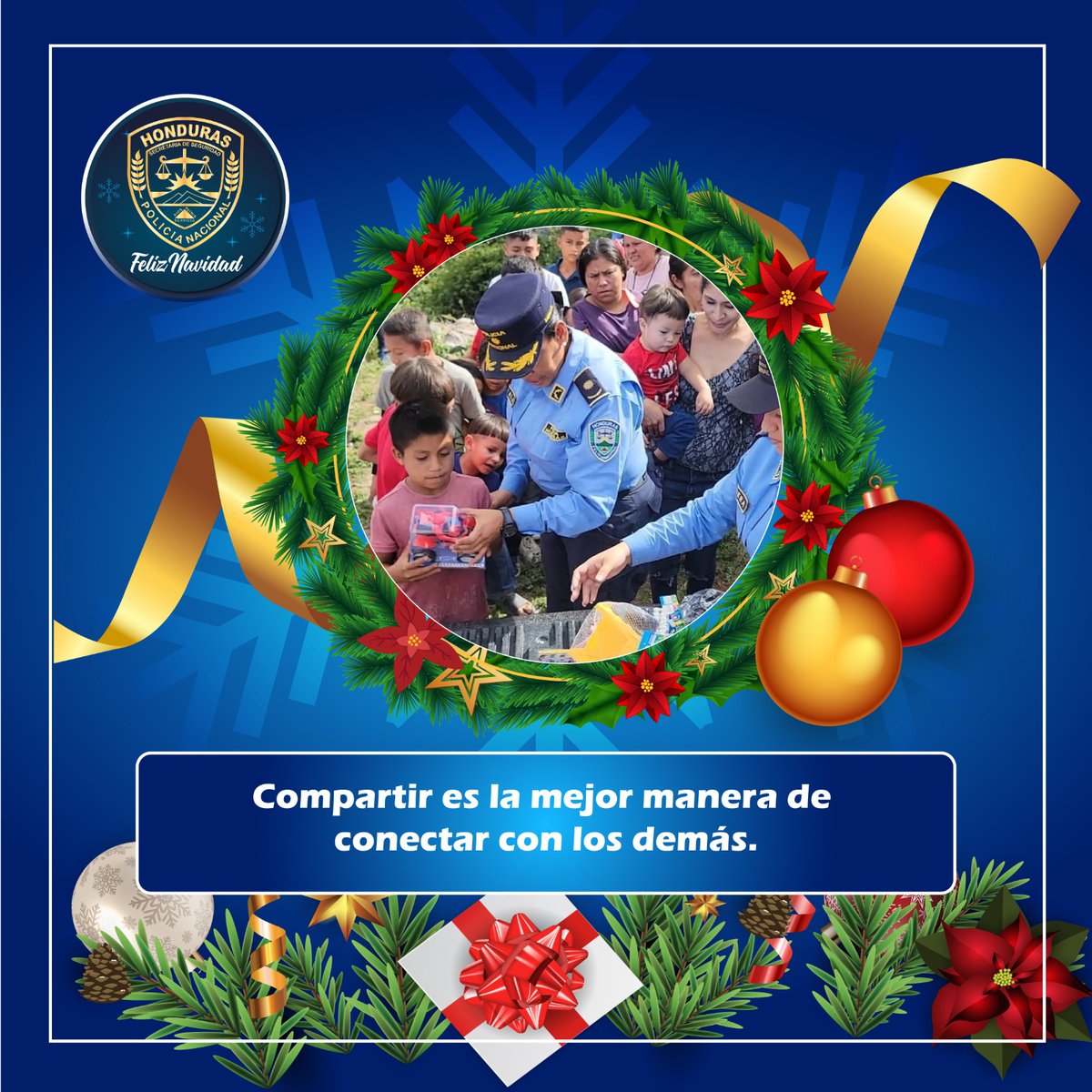 PoliciaHonduras's tweet image. 👮👮‍♀️#FelizNavidad2024 🎄