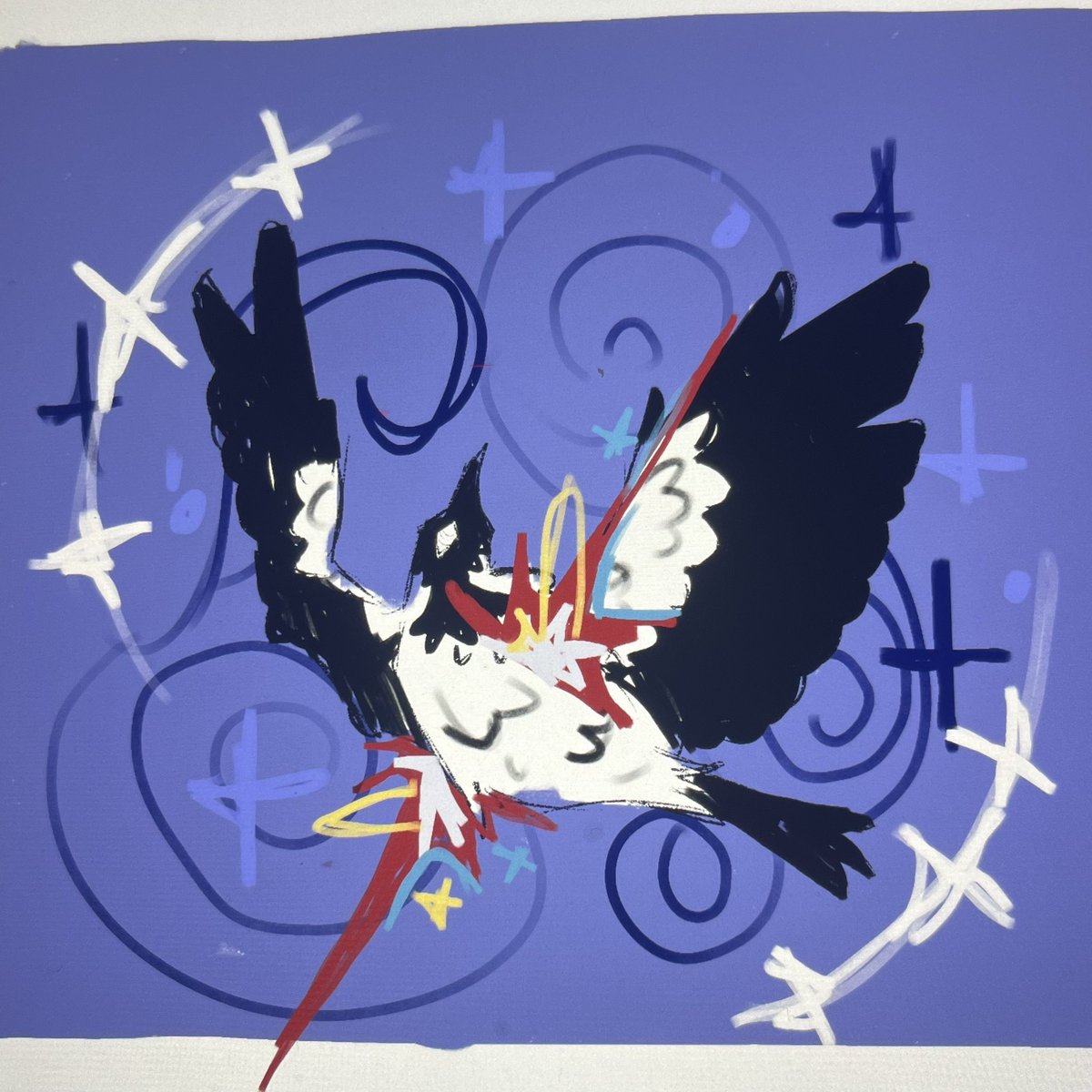 vampixart's tweet photo. planning out a painting idea :3 
#art #ArtistOnX #artmoots https://t.co/IdPX8p91g2