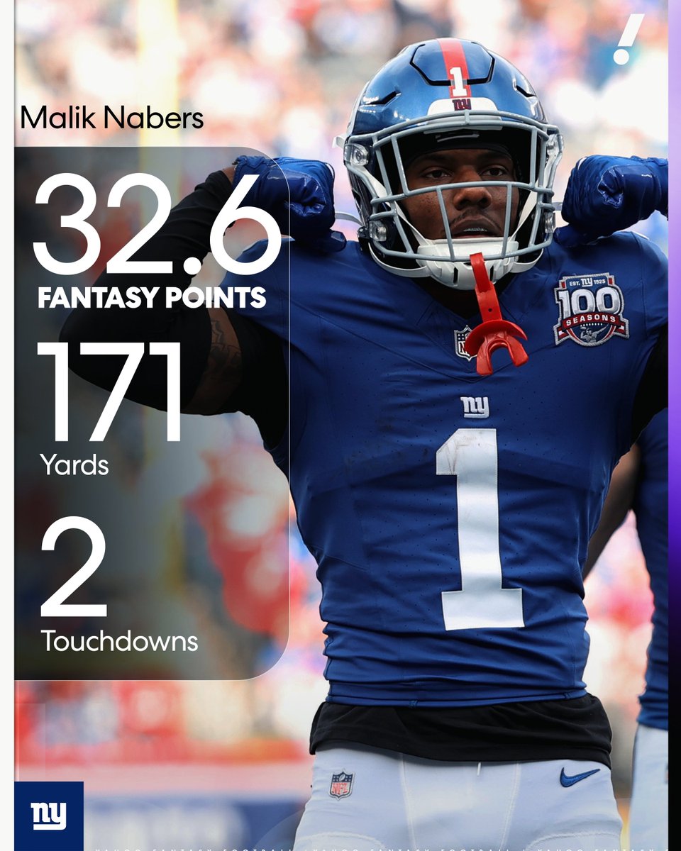 Malik Nabers DELIVERED in his first fantasy championship 🏆