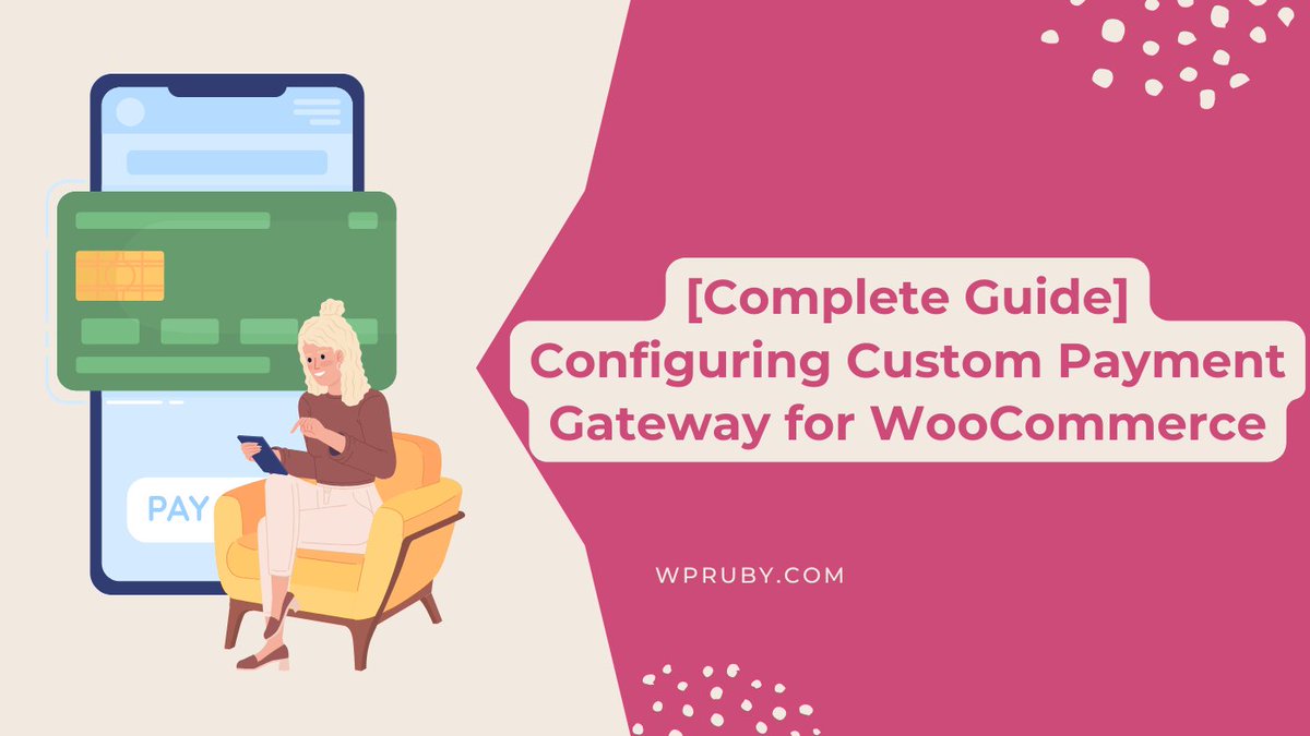 WPRubyPlugins's tweet image. 🚀 Unlock the full potential of your WooCommerce store with custom payment gateways! 💳 Our step-by-step guide shows you how to configure WooCommerce Custom Payment Gateway Pro for seamless payments and integrations. 🔗 Read now: wpruby.com/complete-guide… #WooCommerce