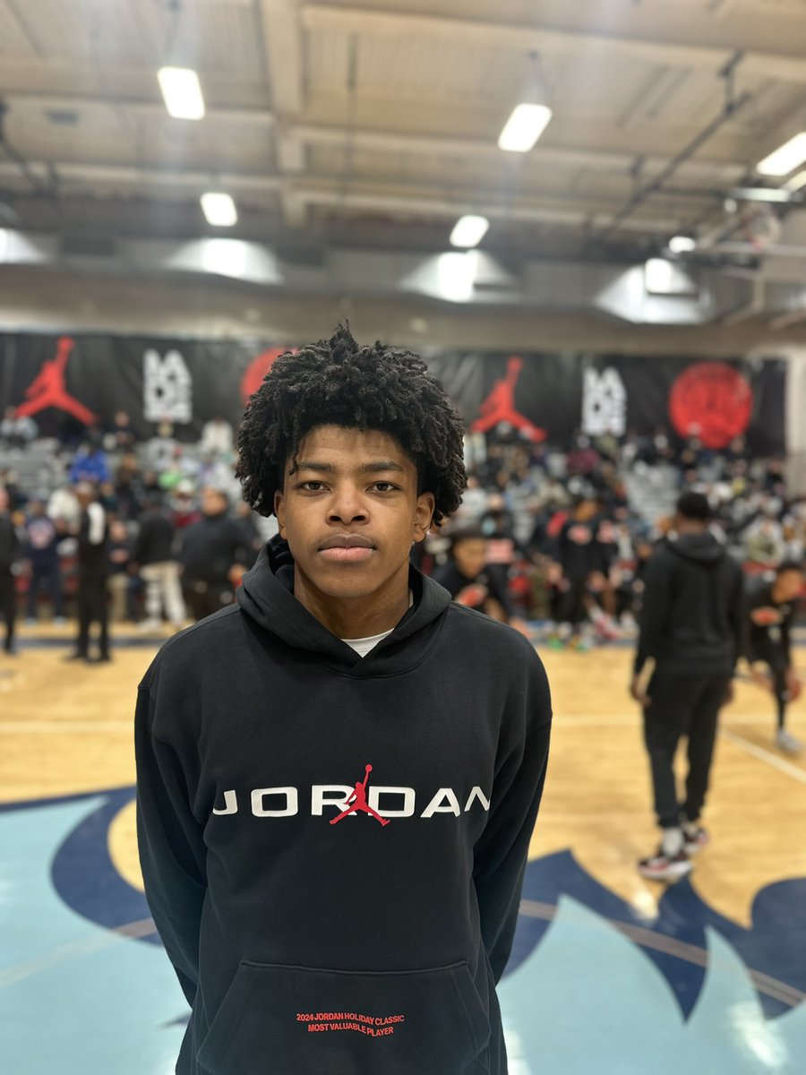TJ Jones continues his stellar run with an MVP performance here at the Jordan Holiday Classic. Jones finished with 18 points on 7-11 from the field &amp; 3-4 from beyond the arc. 

Southpaw guard is making real traction as one of the better guards in the Baltimore area.