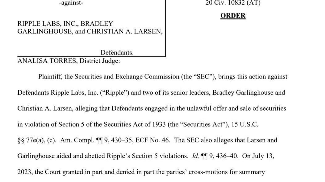 🚨 BREAKING NEWS

Judge Torres has released NEW documents, officially authorizing all U.S. banks and institutions to use $XRP for payments.

With the #CTF token poised for a $10 billion market cap, its price could soar from $0.90 to an astonishing $374.25! A sudden supply shock