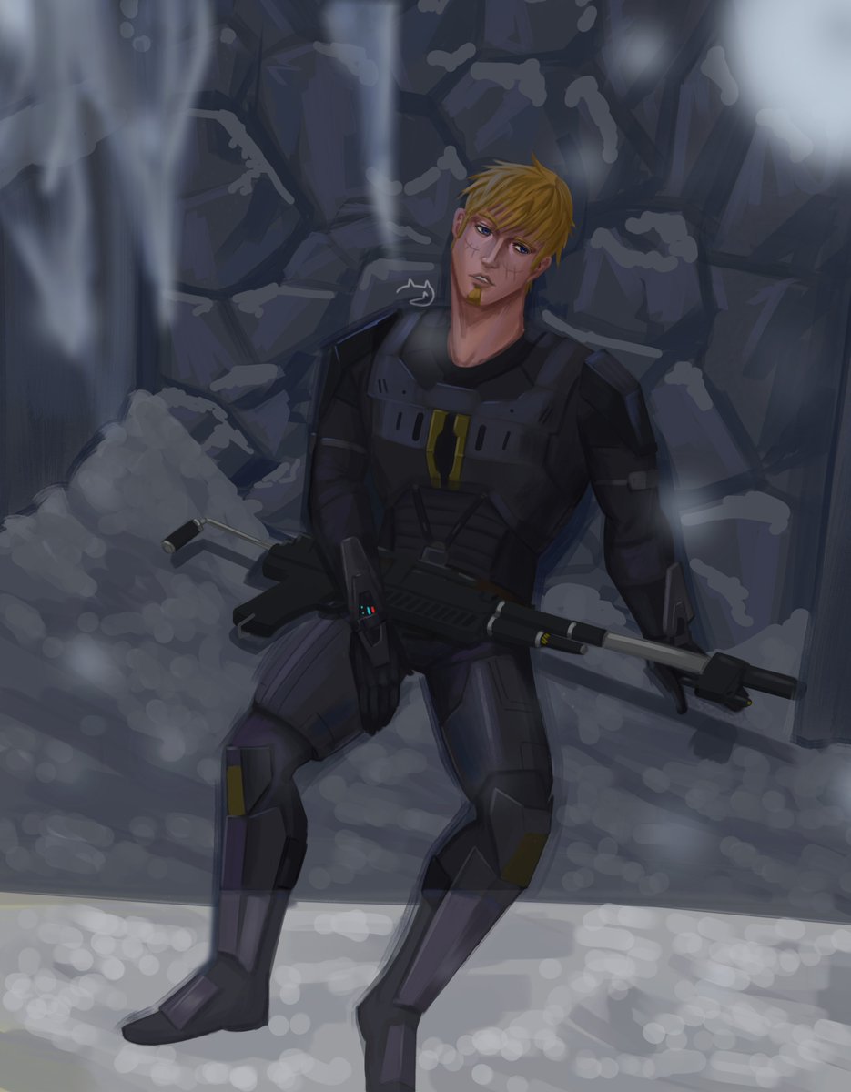 DRtinman1's tweet photo. SWTOR - Cold Torian - Its been a long 13 years for SWTOR, the war must wear everyone down, even for a Mandalorian like Torian. Hopefully you find someone worth the fighting #swtorfamily. #SWTOR #ArtistOnTwitter #starwars #digitalart https://t.co/uMg4Esck8c