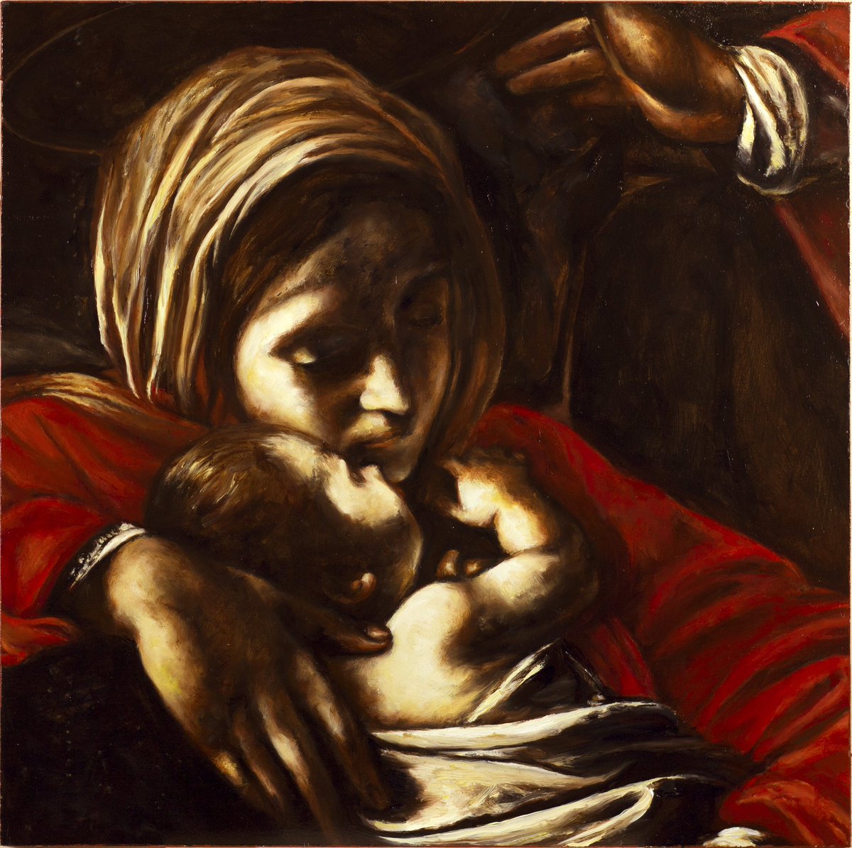 joearenaart's tweet photo. Copying the masters: copy of Caravaggio, 'Adoration of the shepherds (detail)', oil on canvas, 40*40 cm, 2024
#art #artistsonx #caravaggio #adorationoftheshepherds #mastercopies #copyingthemasters #oilpainting #painting #christmas #christmasart #ModernMasterpiece https://t.co/IZDCU0Wlfb