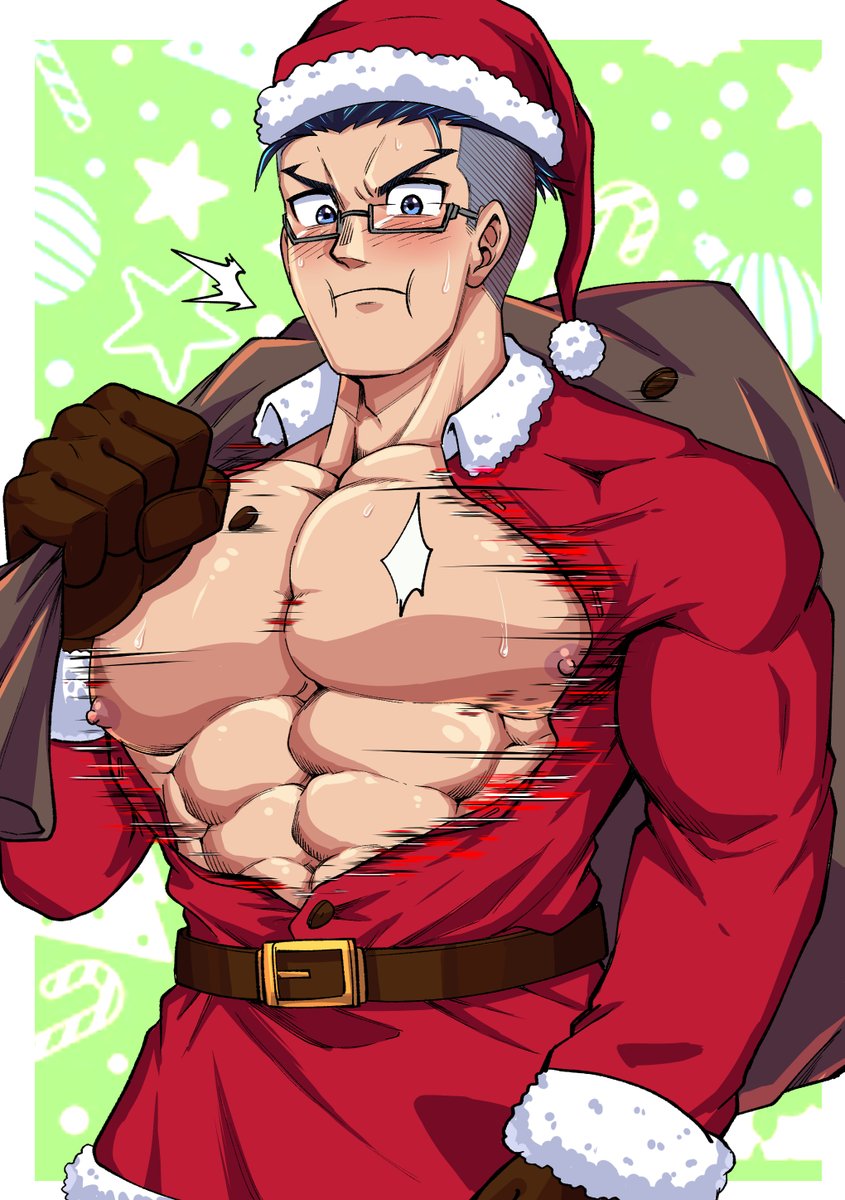 Tofu_Boyz's tweet photo. [Doodle Today] 
MHA - Santa Iida (Adult ver.) https://t.co/NK2rZZfxir