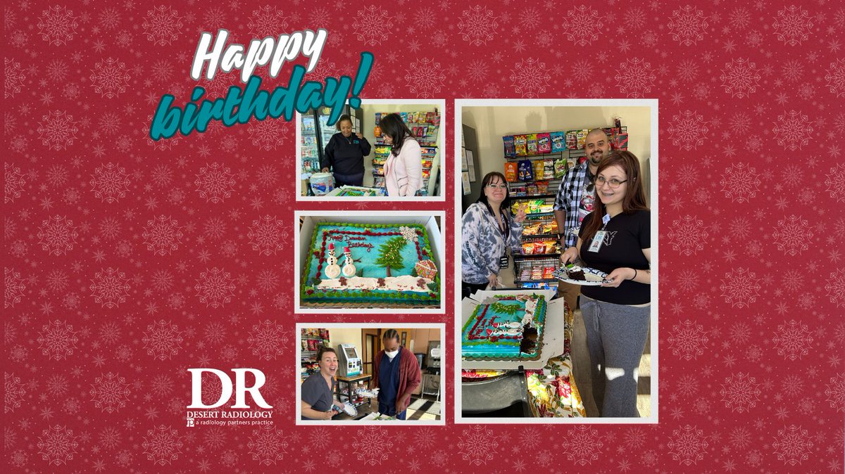 🎉 Celebrating December Birthdays! 🎄 This past Friday, we honored our Patient Care Center teammates born in this festive month. 🥳Wishing all December stars a magical birthday as bright as the season. Thank you for all you do! 💙

#DecemberBirthdays #TeamAppreciation #WeAreDR