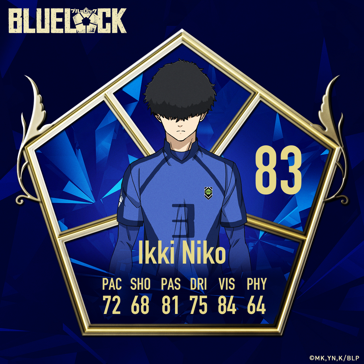 Barou x Nikko player cards are here!

Stats are from second selection!

Who would you like to see next with their own player cards?

#BLUELOCK