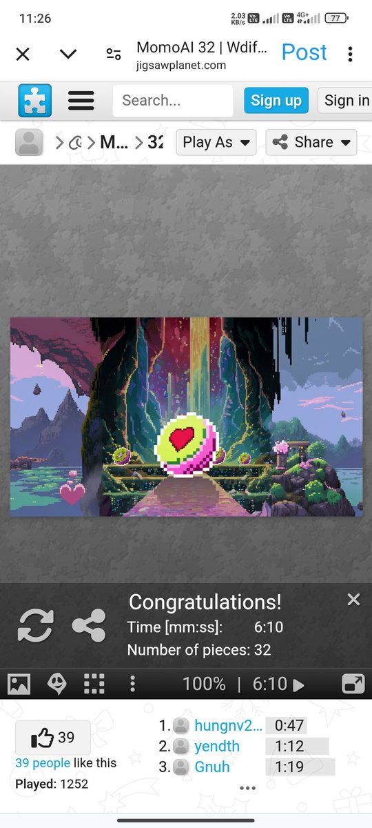 khush698298's tweet photo. #KiwiPuzzleChallenge!
Play the "MomoAI-32" puzzle!
MomoAi Refer code SVIEHW
Momox refer code 32GMSAQS
Nice project ☮️🥝 https://t.co/YTztqLDlwZ