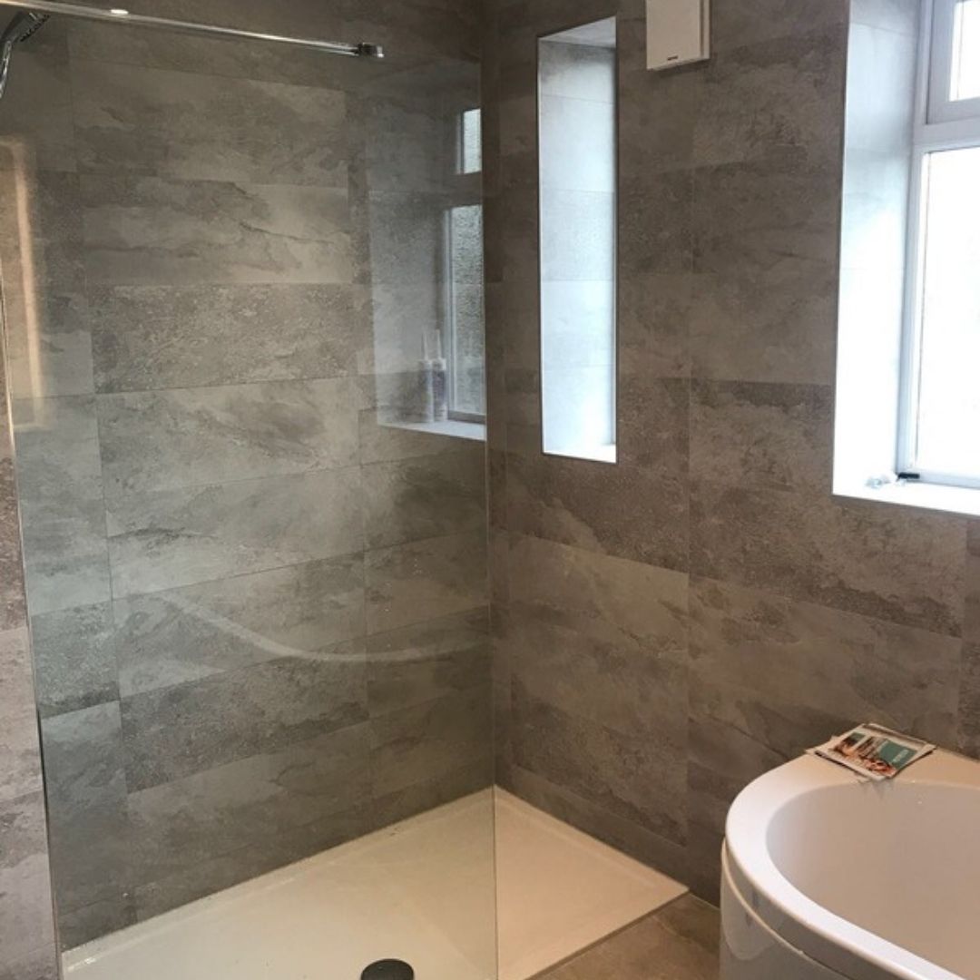 Bathroom Goals! ✨🛁

Say hello to ultimate luxury! This modern bathroom is designed to impress, featuring:
✔️ A sleek floating basin unit for that contemporary flair
✔️ A walk-in shower that’s both spacious and stylish

Let us design your dream bathroom!  modernhomesleamington.co.uk