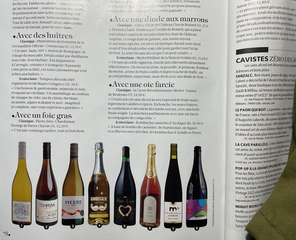 realbeck's tweet photo. Weihnachtsbeilage des Figaro bespricht alkoholfreie Weine.
Wenn die das machen, dann muss ich das unbedingt mal versuchen. Ich trinke ja auch fast nur noch alkoholfreies Bier.
#vinsansalcool #sansalcool #zerodegre https://t.co/lHflDMQSjw
