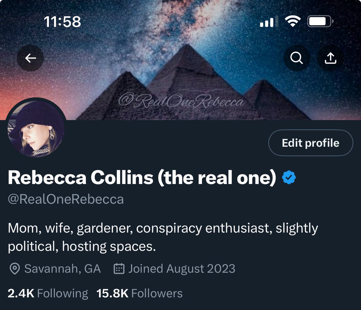 Rebecca Collins (the real one) tweet media