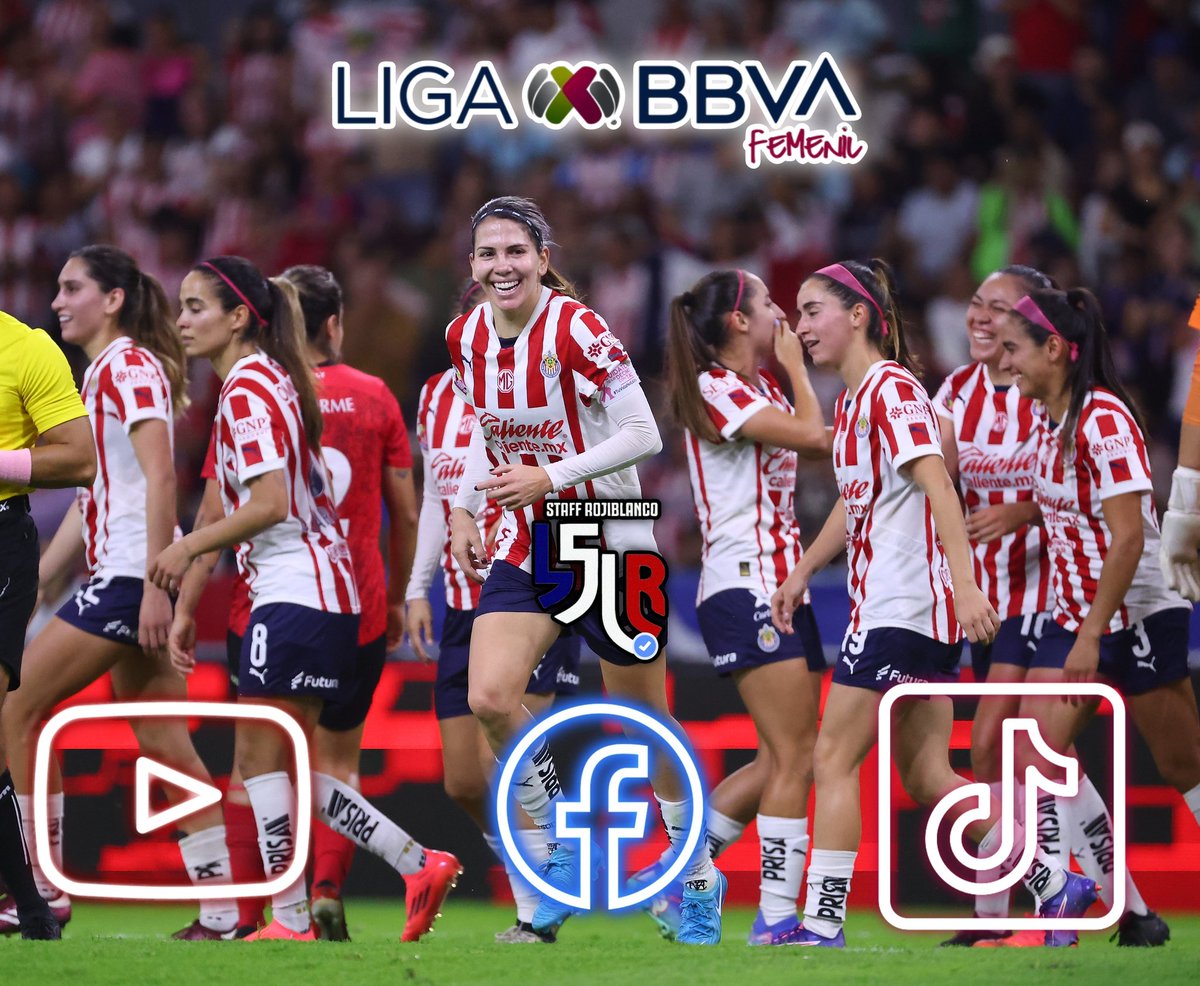 StaffR_Chivas's tweet photo. 🚨 OFICIAL 🚨 

La Liga MX Femenil anuncia un cambio importante para el próximo torneo: TODOS los partidos podrán verse GRATIS a través de sus canales de YouTube, Facebook y Tik Tok. https://t.co/0dqwocFv7q