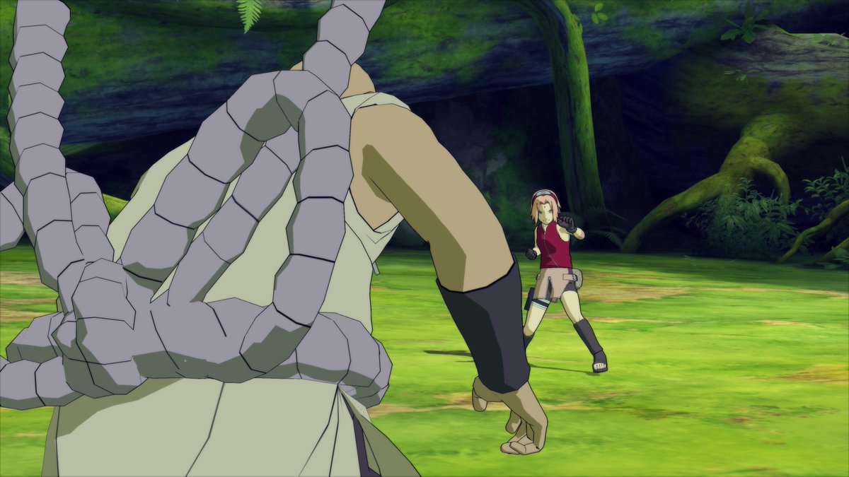 xiaosakury's tweet photo. While doing patrol on the outskirts of the village, Sakura encountered Jirobo, who should have already been dead. She charges ahead, believing that she could easily defeat him. However, Jirobo catches her strike and throws her.

#リョナ
#春野サクラ https://t.co/q2Zzie0Q0I