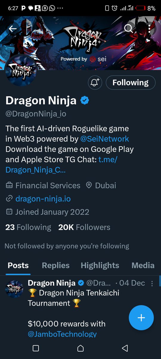 asakeade317's tweet photo. Dragon Ninja is lit!
@DragonNinja_io and @Jambotechnology https://t.co/ogfFcW9tYD