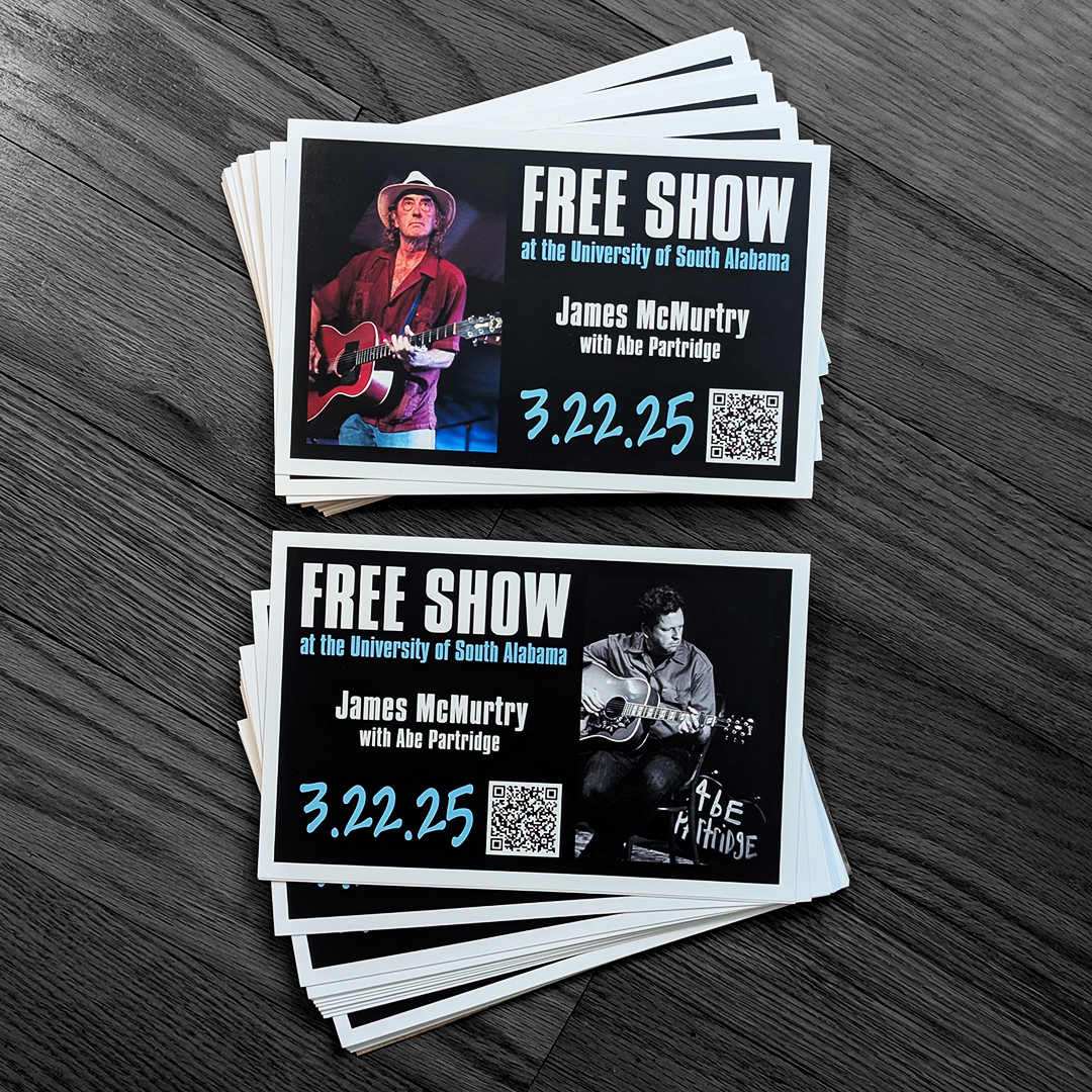 IMC_Mobile_AL's tweet photo. Save the date, folks! Free show featuring @JamesMcMurtry with special guest @AbePartridge at @UofSouthAlabama on Saturday, March 22, 2025! #LiveMusic #MobileAL

https://t.co/IBUszEq3rk https://t.co/8Gh9JRXgrr