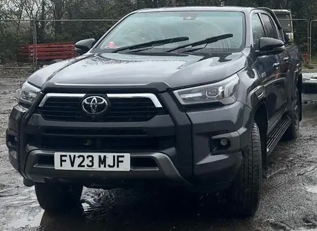essex_crime's tweet photo. ❌Grey Toyota Hilux
❌#Stolen from Excel Centre London 
❌Vehicle Registration Number: FV23 MJF
❌Crime Reference Number: 01/1227720/24

@MPSNewham @MPSSpecials https://t.co/eGPkWivKw9