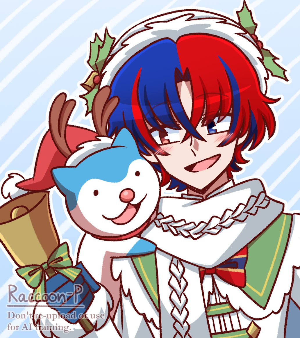 RaccoonP6's tweet image. Christmas Alear &amp;amp; Sommie! 🎁

#Alear #FireEmblem