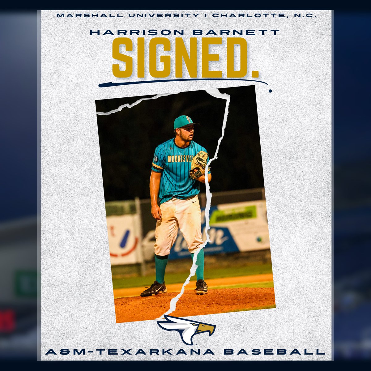 Welcome to the nest, Harrison! #SoarEagles