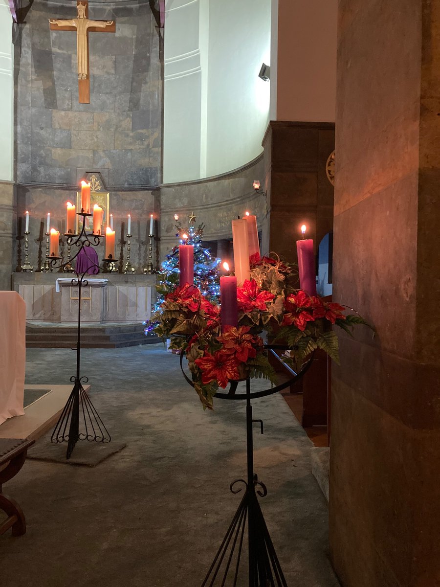 Our annual ‘carols by candlelight’ this evening at Our Lady and St Hubert’s Church. Always gets us feeling festive!