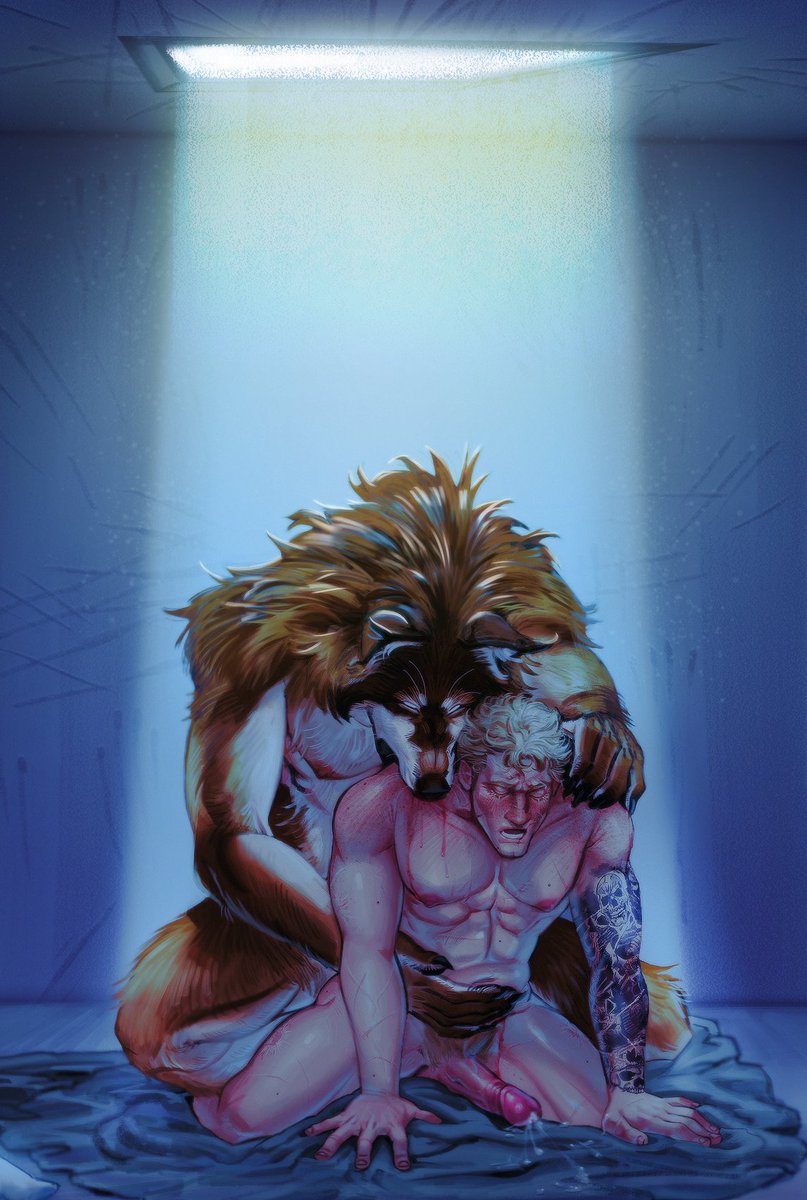 definedead1's tweet photo. cw teratophilia, werewolf, n blood

3rd🎁for ro🥰
(go easy on me i'm tryin to remember how to color rofl) https://t.co/Jw255ZJtFI