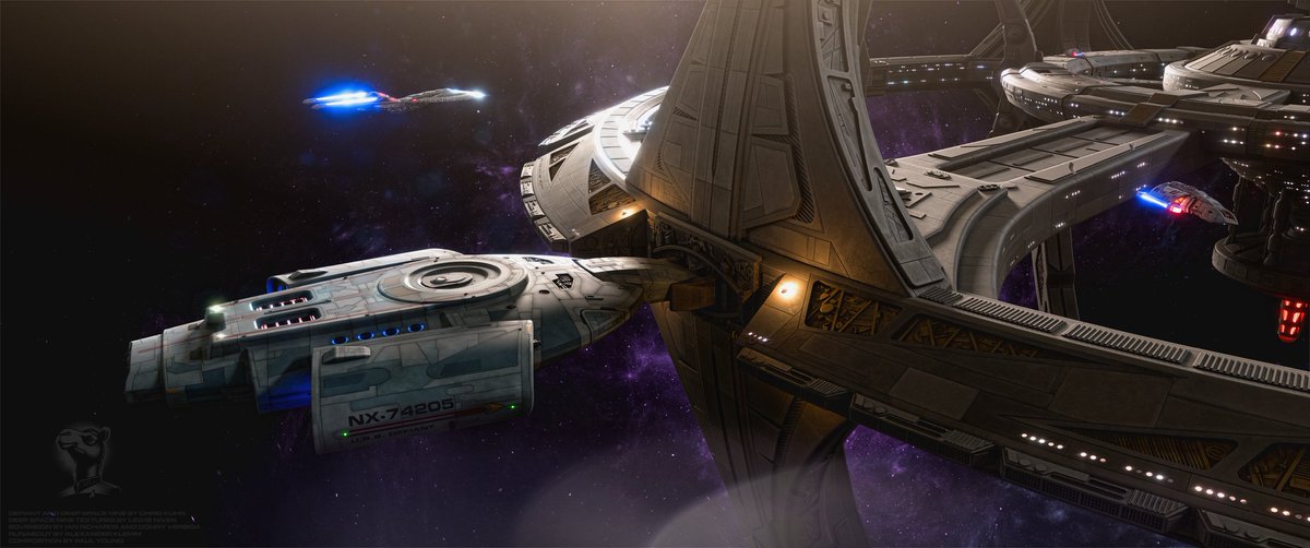 camelcitybarber's tweet photo. 'A Day in the B'hava'el System'
Composition by me

#StarTrek #StarTrekDeepSpaceNine #USSDefiant #StarTrekArt https://t.co/lSBl8Tq0F6