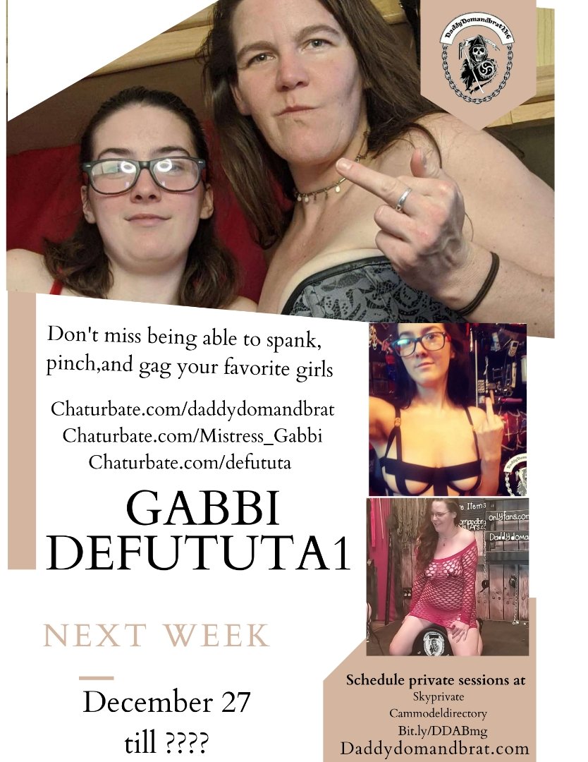 Daddydomandbrat's tweet photo. Ready to spank your favorite duo? Join @Defututa1 and I this weekend for some good old fashioned fun where spanks are mandatory and getting off is optional 

https://t.co/3nhnBGcgng
https://t.co/yaRdacP5Fz
https://t.co/SpFajvfTOQ

https://t.co/GDl1etlJmL
https://t.co/xs8NGHTGqO https://t.co/YqQDfKYrQR