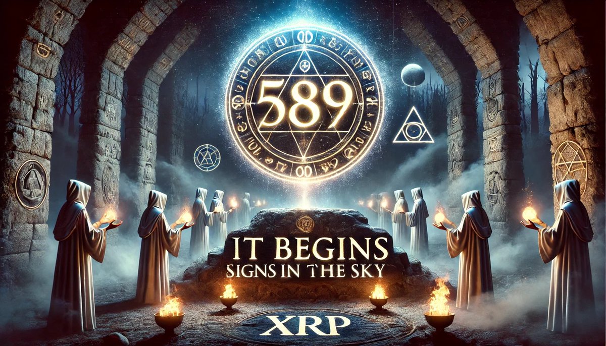 As the heavens align, 
sacred ‘589’ calls forth cosmic forces. 

The faithful stand in awe,
prophecy begins to manifest. 

🌌 #OG589 w/ #XRP is #CryptoMagic

🔗 firstledger.net/token/r47648Mx…