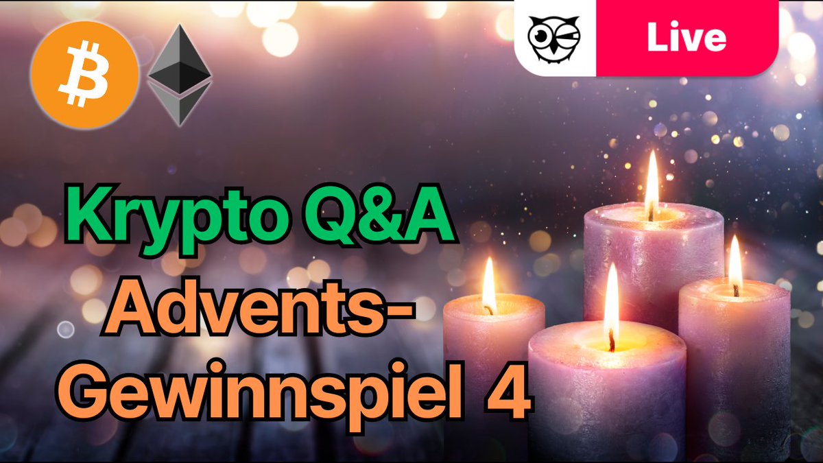 Ab 20:30 startet unser letzter #Livestream in 2024!

Natürlich mit unserem Adventsgewinnspiel! 🎁
Wir konnten noch einmal tolle Preise aufstocken! 🎄
#Advent 

youtube.com/live/lVVRoNbsx…