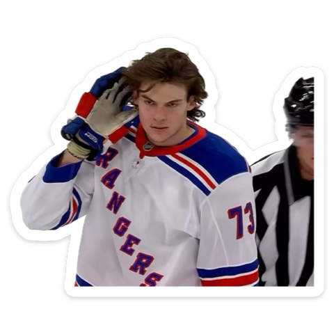 SarahPalinUSA's tweet photo. Shoot. Because HE IS THE DIFFERENCE💪 Since when did so many softies become hockey “fans”?Anti-Rempe tribe wanting to change the game to kumbaya-hockey🙄 think y’all don’t really know the game ~  u better off sticking with tiddlywinks #NHL #Rempe #NYR #LGR https://t.co/Q3zpuxhM0Y