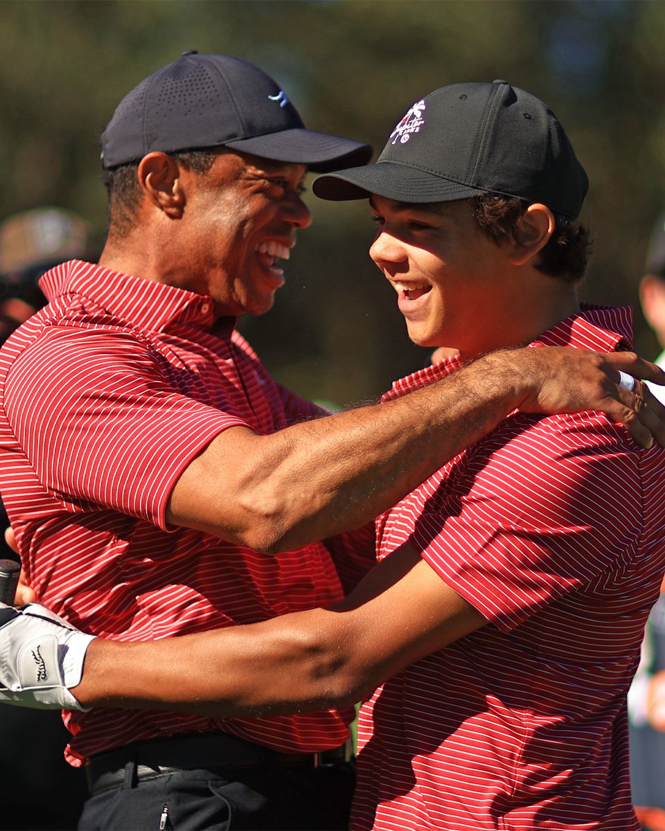 A moment Tiger and Charlie will never forget 🥹